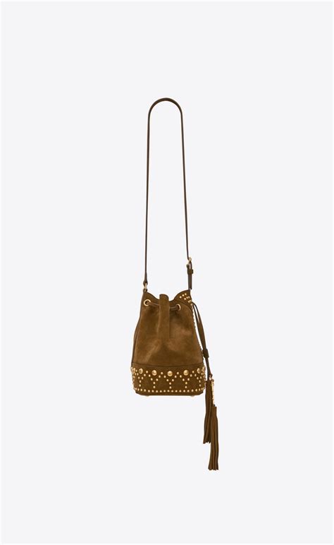 ysl bucket bag with studs|ysl saint laurent bag.